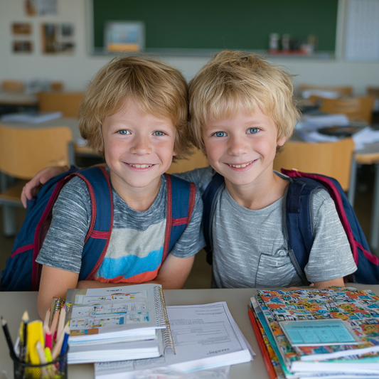 Der große Kosten-Check: MIt diesen 6 Tipps spart Ihr bei der Einschulung Eurer Zwillinge!